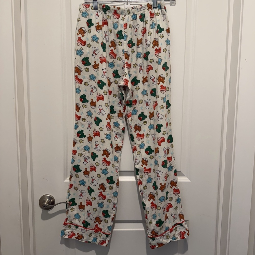 Wondershop Women's S 2-pc Set Pajama Set Pant Star Cocoa Bear Wreath‎ Winter - Picture 10 of 11